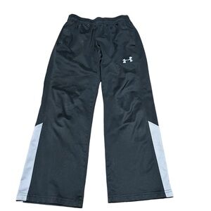 Under Armour Boys Small Sweatpants Athletic Black Gray